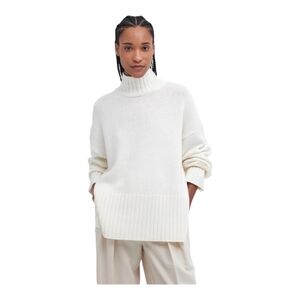 Barbour Womens Sweater Cloud White Size 12 Serena High Neck Jumper Pullover